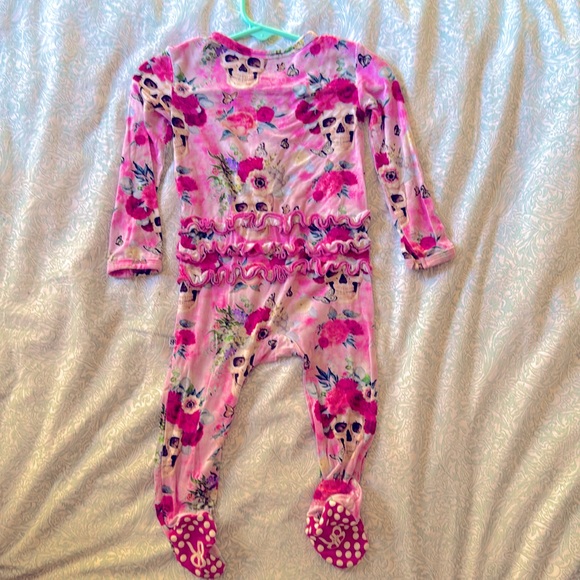 Bums & Roses Zippered PJs - Picture 3 of 3